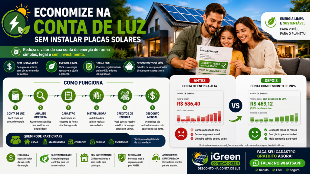 Desconto na Conta de Luz